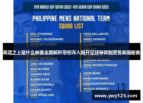 英冠之上是什么联赛全面解析带你深入揭开足球等级制度答案揭秘真